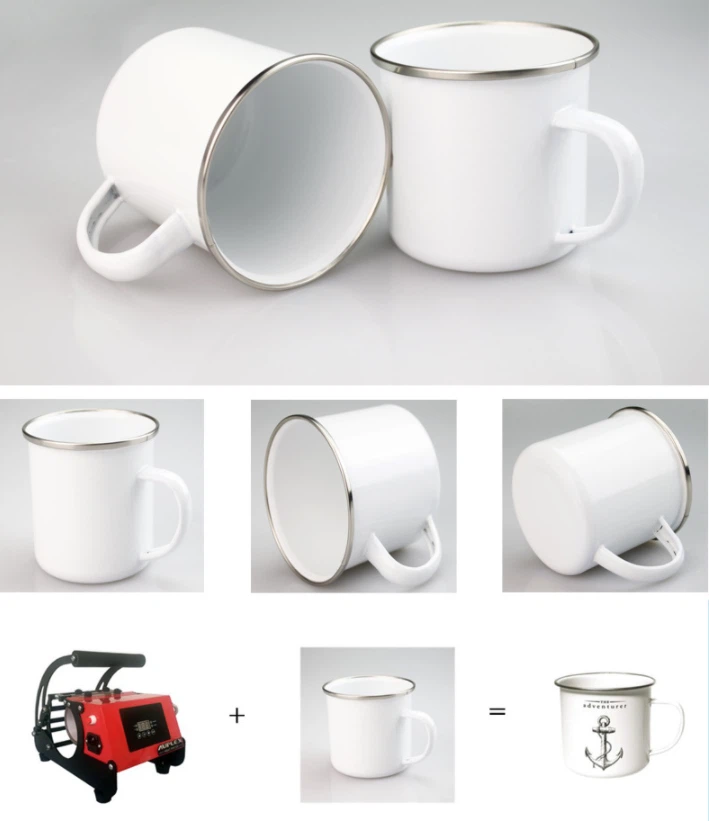 Enamel camping mugs sublimation (2)