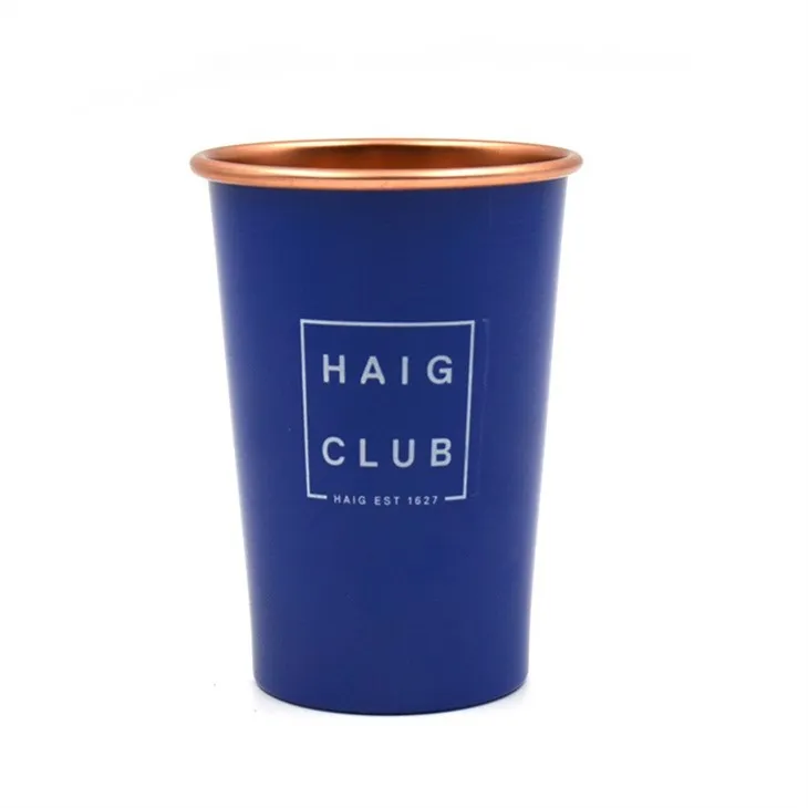 HAIG CLUB spray painted aluminum cup suppliers